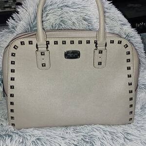 Michael Kors Saffiano Stud Lg. Sachel